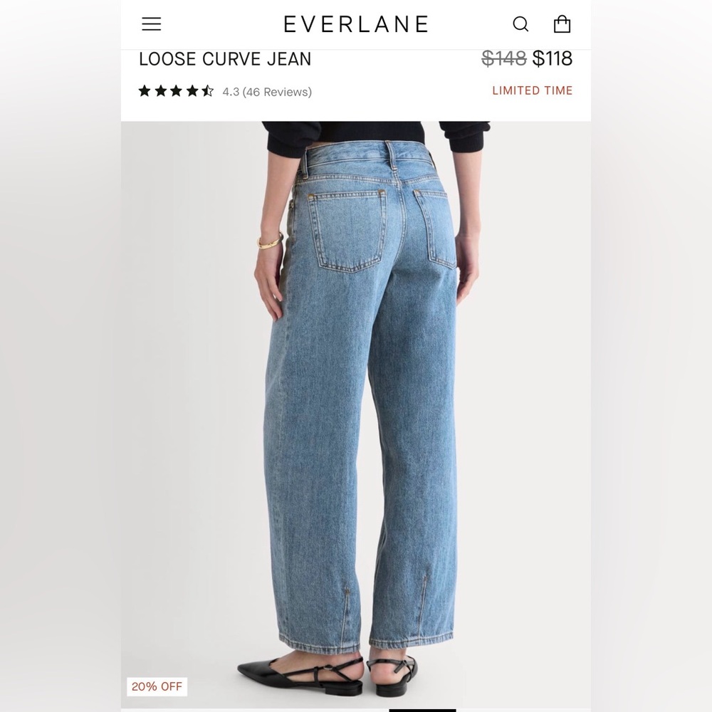 Everlane Loose Curve Jean - Picture 2 of 7